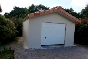 Garage Béton enduit